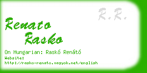 renato rasko business card